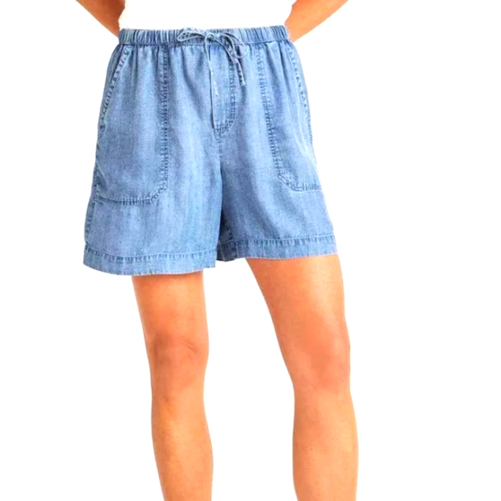 NWT Splendid Angie drawstring relaxed fit jean shorts, size small